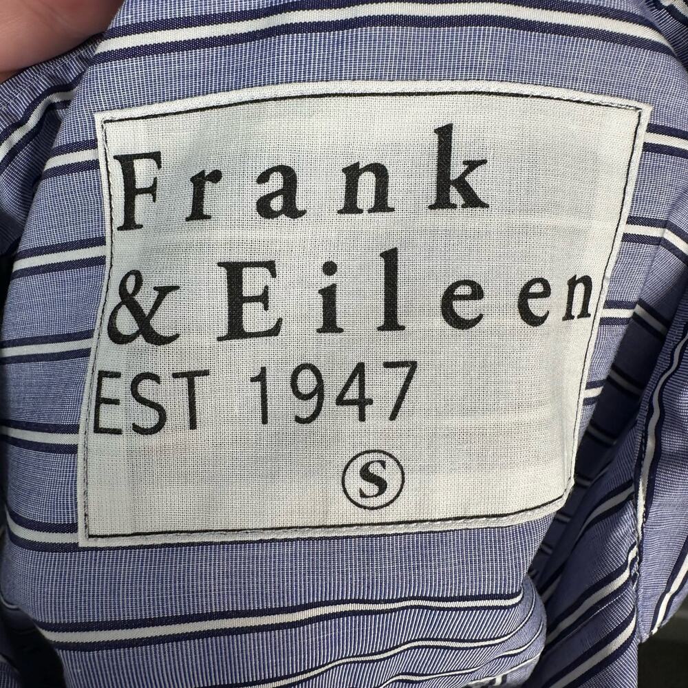 Frank & Eileen Womens SIlvio Untuckable Button-Up Striped Shirt Size Small - Picture 5 of 14